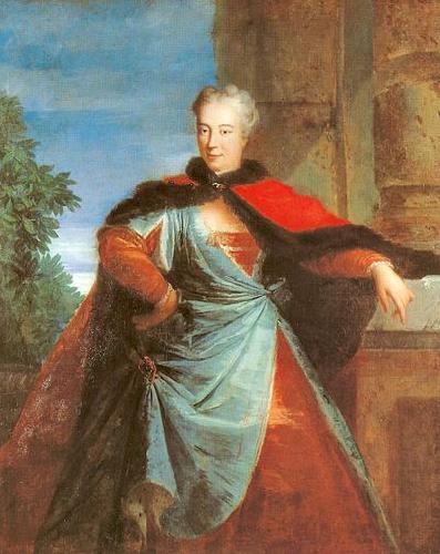 Israel Silvestre Portrait of Elzbieta Helena Sieniawska in male coat delia oil painting image